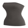 thumbnail image 1 of CHUANK Haut Bandeau Long Tube Basique Uni Extensible en Coton pour Femmes, Lot de 2, 1 of 5
