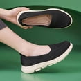 thumbnail image 2 of Orthopedic Slip on Walking Shoes for Women Spring Fall Lightweight Breathable Arch Support Platform Wedges Non Slip Work Loafers, 2 of 6