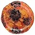 thumbnail image 3 of Red Pomegranate Handmade Glass Side Plates, Set Of 2, One Size, Rose/Gold/Black, 3 of 3