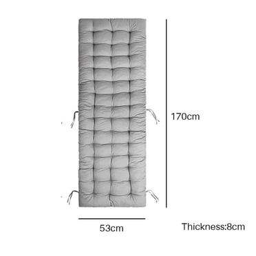 Coussins de Chaise Longue de Patio Coussins de Chaise Longue Coussin de Chaise Longue pour Voyage Vacances Intérieur Extérieur