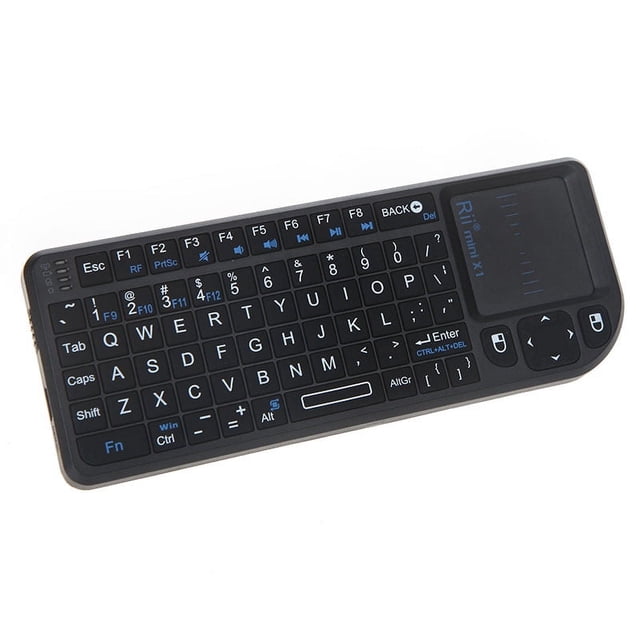 Amdohai Rii® mini X1 Handheld 2.4G Wireless Keyboard Touchpad Mouse for PC Notebook Smart TV Black