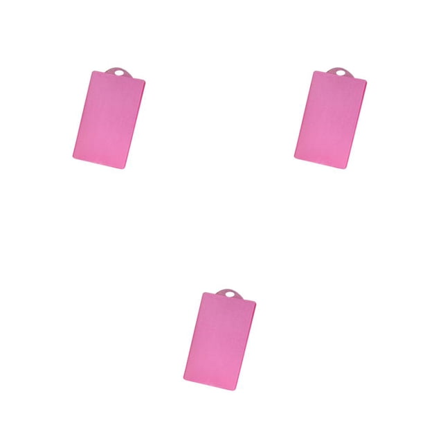 crativent Slim PVC Transparent IC Card Bus Card Credit Card Bus Card Credit Card Cover Case Holder Without Rope 3 3Set