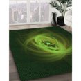 thumbnail image 3 of Ahgly Company Machine Washable Indoor Rectangle Transitional Night Black Area Rugs, 5' x 7', 3 of 7