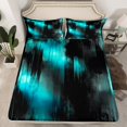 thumbnail image 2 of Erosebridal Modern Minimalst Sheet Set Full, Abstract Ombre Bedding Sets Full Size, Stripe Geometry Decor 4pcs, 2 of 7