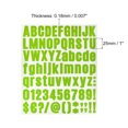 thumbnail image 2 of Uxcell 1 inch Self Adhesive Waterproof Vinyl Letter Number Sticker Set, 8 Sheet Light Green, 2 of 6
