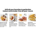 thumbnail image 4 of Chefman AccuGrill Smokeless Indoor Grill, Removable Integrated Probe Cooking Thermometer, Black, 4 of 9