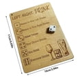 thumbnail image 3 of Jeu de Boisson Gauche Droite Jeu de Boisson pour Adulte Centre Gauche Droite Centre Gauche Droite Jeu de dés Plateau de dés Amusant avec Sac de dés Plateaux de Jeu de Boisson Outil de Jeu de Boisson Planche de Base Roches de Champ de Bataille, 3 of 4