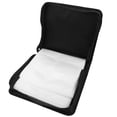 thumbnail image 3 of 200 Pieces CD Storage Bag Large Capacity Bag PU CD Storage Pouch Fashion CD Supplies (Red), 3 of 9