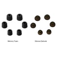thumbnail image 2 of New Bee Replacement Earbud Tips Memory Foam Ear Foam Cotton Silicone Earbuds 6 Pairs, 2 of 7