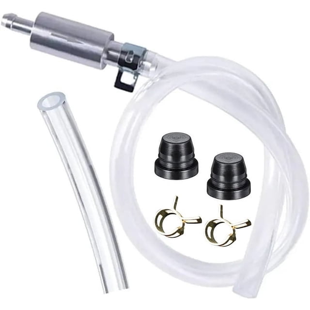 multicolor Brake Bleeder Hose Motorcycle Pipe Vent Tube Hydraulic Brake Release Tool Check Valve Oil Extraction Pipe 14 Inch And 6 Inch Rubber Hose 0.08 Lbs