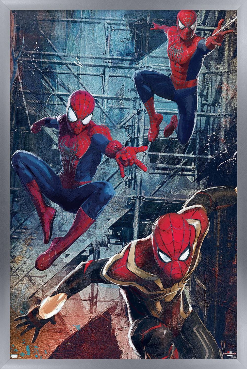 Marvel Spider-Man: No Way Home - Trio Wall Poster, 22.375" x 34"