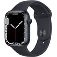 thumbnail image 1 of Refurbished Apple Watch Series 7 Aluminum 45 mm (GPS Only, No Cellular) Midnight Black (Grade A), 1 of 4