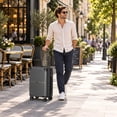 thumbnail image 3 of Jetstream Southbound 20 Inch Hardside Carry-On Luggage, Spinner Suitcase with TSA Lock, 3 of 13