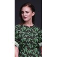 thumbnail image 2 of Bimba Robe Longue Maxi en Rayonne à Imprimé Feuilles pour Femmes avec Fente Latérale - Xxx-Grand, 2 of 6