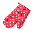 thumbnail image 2 of Oleegame 2PC Pot Oven Pad Gloves Proof Microwave Protected Dot Heat Mitts Cooking Kitchen Kitchen，Dining & Bar Black, 2 of 2