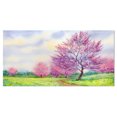 thumbnail image 2 of Paysage Printanier Violet - Impression sur Toile d'Art Floral, 2 of 3