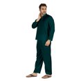 thumbnail image 3 of Inkmeso SolidNightwearSet For Men's Short Sleeve Pjs Loungewear Sets Soft Cotton Designer Sleepwear, 3 of 7