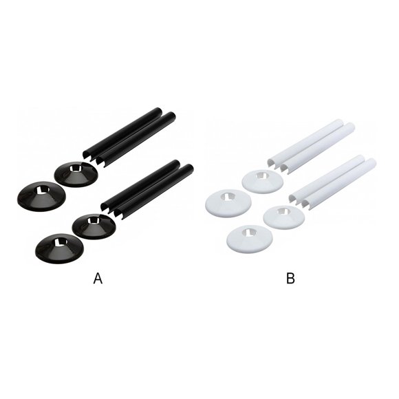 mmirethe Radiator Pipe Covers Covers And Collars For Pipes Chrome Effect Pipe Covers And Collars Pipe Covers black