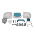 thumbnail image 2 of Portable Toilet Chair, Adjust Height Bedside Commode Toilet  For Bedroom, 2 of 8