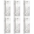 thumbnail image 4 of 6PCS Stainless Steel Hinge Mute Door Window Flat Open Hinge Furniture Hardware Accessories, 4 of 14