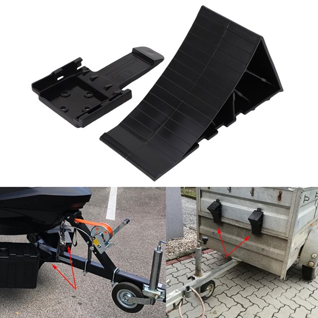 Empiècements de Pneus, Empiècements de Roue Noirs Performance Fiable pour Remorques de Bateau VR Camion