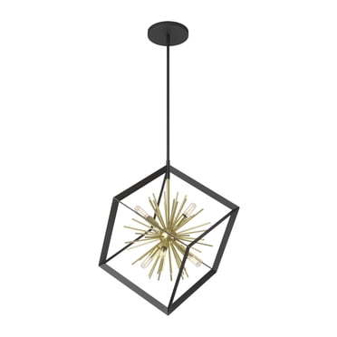 Artika Nebula Luminaire Suspendu Moderne, Noir et Or