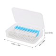 thumbnail image 2 of 160pcs Double-ended Toothpick Soft Silicone Tooth Picks Floss Interdental Brush Stick Hygiene Tools, 2 of 7
