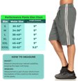 thumbnail image 4 of Men's and Big Men's 9" Active Shorts, Mesh Athletic Gym shorts with pockets, Sizes up to 3X, 4 of 5