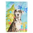 thumbnail image 1 of Carolines Treasures CK1882GF Christmas Tree Catahoula Leopard Dog Garden Size Flag, 1 of 3