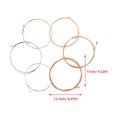 thumbnail image 2 of WASHWEPE 6Pcs Guitar Replacement String Metal Guitar Strings With Stable Pitch Carbon Steel Assorted Color, 2 of 8