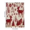 thumbnail image 3 of Christmas Shower Curtain Waterproof Polyester Bathroom Decor Holiday Themed with Snowflakes Snowman Trees Festive Bathroom Partition for Home Decoration, 3 of 6