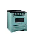 thumbnail image 1 of Unique 30" Classic Retro Induction Range Ocean Mist Turquoise, 1 of 17