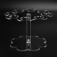 thumbnail image 1 of 2X Detachable 8 Holes Acrylic Ice Cream Cone Holder Stand, 1 of 7