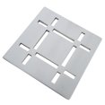 thumbnail image 2 of FROSCH Kit de Grille de Vidange de Douche 4 Pouces" Acier Inoxydable - Design Dash (Brossé), 2 of 4