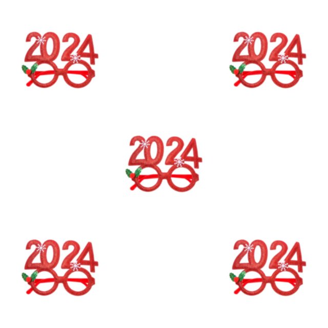 VONKY 2024 Glasses Frame Accessory For Every Occasion Party Supplies Funny Shape red 5Set