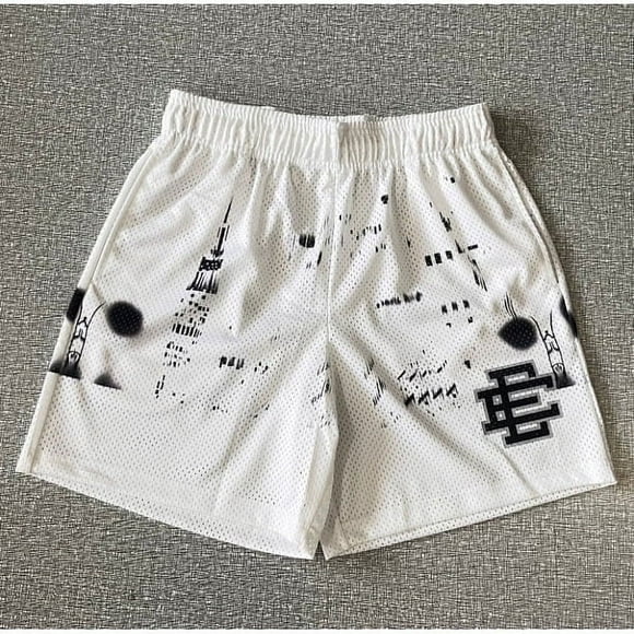 Eric Emanuel EE2025 Men's Summer Gym Mesh Breathable Sports Shorts - TMW075-6