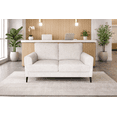 thumbnail image 2 of Canapé deux places en tissu K-Living, couleur beige, 2 of 5