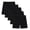 Black, variant on FAIWAD 5-Pack Girls Biker Shorts Elastic Waisted Stretch Comfy Yoga Dance Athletic Summer Shorts for Kids, 5-14 Years