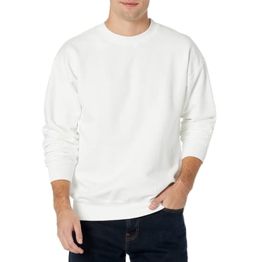 Hanes Men's Ultimate Heavyweight Fleece Sweatshirt, White, X Large