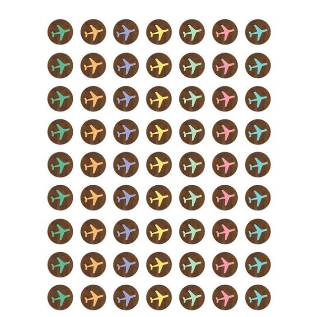 Teacher Created Resources TCR8563 Travel Map Airplanes Mini Stickers