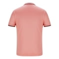 thumbnail image 2 of Besolor T-Shirt à Manches Courtes pour Homme, Col Ras du Cou Classique à Col Boutonné, Chandail Décontracté d'Été, T-Shirt Basique, 2 of 4