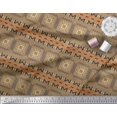 thumbnail image 2 of Soimoi Poly Georgette Fabric Geometric African Decor Fabric Printed Yard 52 Inch Wide, 2 of 3