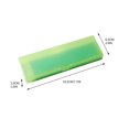 thumbnail image 1 of Plastic Pencil Box with Lid 7.67 in x 2.55 in x 0.98 in Translucent Frosted Design Stackable Student Stationery Storage Case, 1 of 2