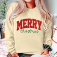 thumbnail image 5 of Chandails en Molleton de Noël pour Femmes avec Nœud Latéral Appliqué Chandail en Molleton Oversize Chandails en Molleton Col Rond Manches Longues Chandail Top Chandail en Molleton Sans Capuche pour Femmes, 5 of 5