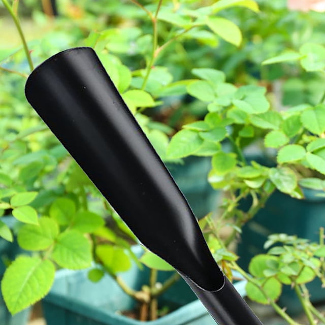 Pelle de Jardin en Acier au Manganèse Forgé / Outil de Creusage en Acier Inoxydable Résistant à la Rouille / Bords Double Face pour l'Aération du Sol et le Désherbage / Pelle de Jardinage Extérieure Légère pour Plates-Bandes
