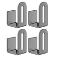 thumbnail image 2 of SuoKom 2 Pair Holder Pot Lid Storage Pots and Pans Organizer Pot Lid Holder Stand Serving Tray Organizer Dish Rack Pot Cover Door Bracket Bakeware No Punching, 2 of 9