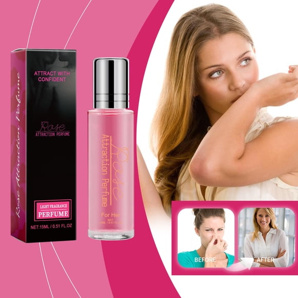 Roll-On Pheromone Perfume for Women Clearance, Long-Lasting Pheromone-Infused Essential Oil to Attract Men - 0.51 fl.oz (15mL) Buy Multiple Save 10%