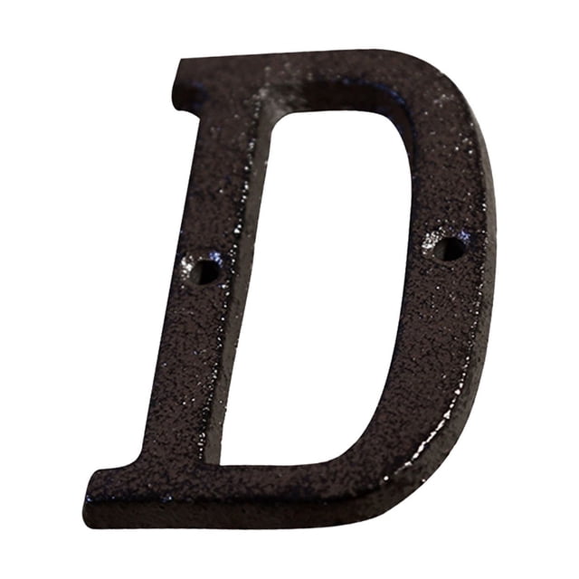 Clearance! Creative Alloy Wrought Iron Number Letter Creative DIY House Letter Browsing History Tadays Deals #21