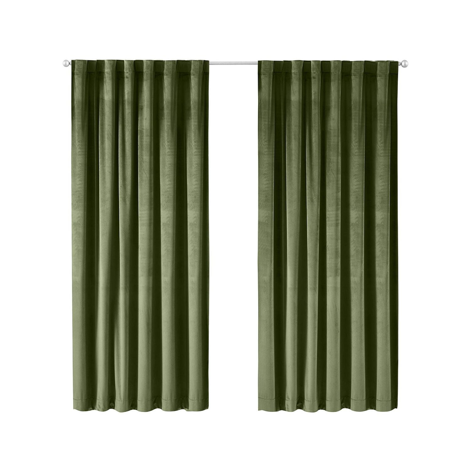 Better Homes & Gardens Panneau de Rideau Occultant en Velours avec passe-Tringle