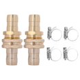 thumbnail image 2 of Hose Adapter,2Pcs G3/4 Aluminum Alloy Hose Repair Kit Water Hose End Mender Convenient Use, 2 of 14